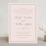 "set in stone" - Wedding Invitations in Dusty Rose by Mansi Verma - Front