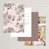 "set in stone" - Wedding Invitations in Dusty Rose by Mansi Verma - Back of Card