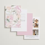 "beautiful peonies" - Wedding Invitations in Spring by Phrosné Barwood - Back of Card