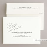 "By Your Side" - Wedding Invitations in Crest by Design Lotus - FREE Recipient Addressing