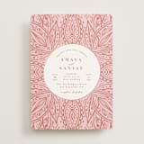 "AMAYA" - Wedding Invitations in Blush by Kanika Mathur - Front
