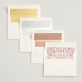 "AMAYA" - Wedding Invitations in Blush by Kanika Mathur - Envelope Liner Options