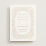 "Extravagant" - Wedding Invitations in Natural by Jessie Steury - Front