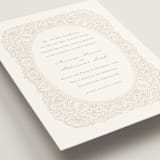 "Extravagant" - Wedding Invitations in Natural by Jessie Steury - Detail