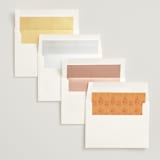 "Heritage Paisley" - Wedding Invitations in Tangerine by Kanika Mathur - Envelope Liner Options