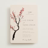 "Blossoms of Love" - Wedding Invitations in Champagne by frau brandt - Front