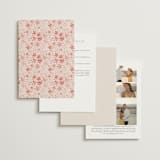 "Blossoms of Love" - Wedding Invitations in Champagne by frau brandt - Back of Card Options