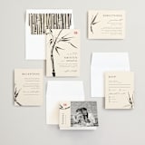 "Bambusa" - Wedding Invitations in Almond by Anastasia Makarova - Invitation Suite
