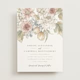 "Summer Garden" - Wedding Invitations in Garden Rose by Wildfield Paper Co - Front