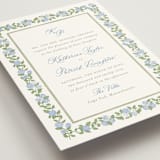 "Pillowy border" - Wedding Invitations in Ocean by Creo Study - Detail