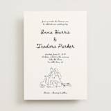 "Amore Mio" - Wedding Invitations in Nero by Helena Vitto - Front