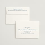 "The Emma" - Wedding Invitations in Cerulean by Kristie Kern - FREE Recipient Addressing