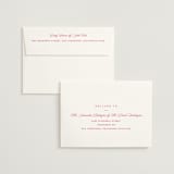 "The Emma" - Wedding Invitations in Flamingo by Kristie Kern - FREE Recipient Addressing