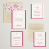"The Emma" - Wedding Invitations in Flamingo by Kristie Kern - Invitation Suite