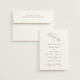 "Birds of Paradise" - Wedding Invitations in Cloud by Helena Vitto - Invitation with Envelope