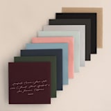 "Peonie Party" - Wedding Invitations in Noir by Baumbirdy - Colored Envelopes Available