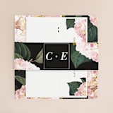 "Peonie Party" - Wedding Invitations in Noir by Baumbirdy - Assembled