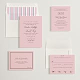 "Nola" - Wedding Invitations in Peony by Megan Davis - Invitation Suite