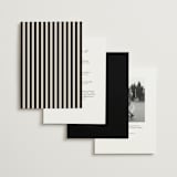 "Lovers" - Wedding Invitations in Shadow by Pixel and Hank - Back of Card Options