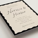 "Lovers" - Wedding Invitations in Shadow by Pixel and Hank - Detail