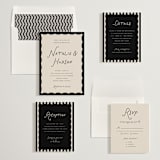 "Lovers" - Wedding Invitations in Shadow by Pixel and Hank - Invitation Suite