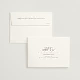 "Checker Wash" - Wedding Invitations in Ivory by Baumbirdy - FREE Recipient Addressing
