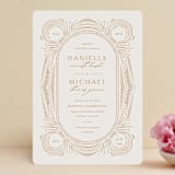 "Timeless" - Wedding Invitations in Terracotta by Jen Owens - Front
