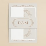 "Timeless" - Wedding Invitations in Terracotta by Jen Owens - Assembled