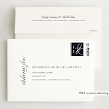 "Swoop" - Wedding Invitations in Midnight by Jen Banks - FREE Recipient Addressing