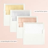 "whimsical ampersand" - Wedding Invitations in Black Tie by Laura Hamm - Envelope Liner Options
