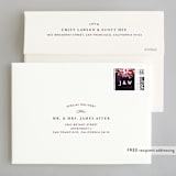 "Enchanting Plum" - Wedding Invitations in Deep Plum by Phrosné Barwood - FREE Recipient Addressing