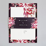 "Enchanting Plum" - Wedding Invitations in Deep Plum by Phrosné Barwood - Assembled