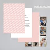 "Krafted Florals" - Wedding Invitations in Blush by Lehan Veenker - Back of Card