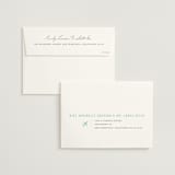 "Passport" - Wedding Invitations in Seafoam by Sarah Curry - FREE Recipient Addressing