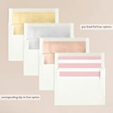 "Romantic Frame" - Wedding Invitations in Soft Petal by SimpleTe Design - Envelope Liner Options
