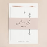 "Romantic Frame" - Wedding Invitations in Soft Petal by SimpleTe Design - Assembled