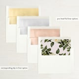 "Marry You" - Wedding Invitations in Blush by Design Lotus - Envelope Liner Options