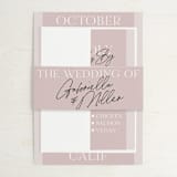 "Marry You" - Wedding Invitations in Blush by Design Lotus - Assembled