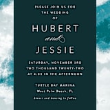 "Cotton Air" - Wedding Invitations in Seaside by Lea Velasquez - Close-Up