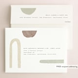 "Minimalist Shapes" - Wedding Invitations in Natural by Heather Cairl - FREE Recipient Addressing