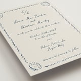 "Puglia" - Wedding Invitations in Deep Ocean by Pati Cascino - Detail