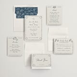 "Puglia" - Wedding Invitations in Deep Ocean by Pati Cascino - Invitation Suite