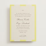 "Campania" - Wedding Invitations in Limone by Megan Davis - Front