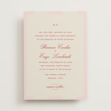 "Campania" - Wedding Invitations in Fragola by Megan Davis - Front