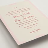 "Campania" - Wedding Invitations in Fragola by Megan Davis - Detail