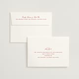 "Campania" - Wedding Invitations in Fragola by Megan Davis - FREE Recipient Addressing