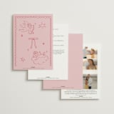 "Crazy Little Thing Called Love" - Wedding Invitations in Cherry by Helena Vitto - Back of Card Options