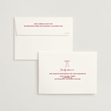 "Crazy Little Thing Called Love" - Wedding Invitations in Cherry by Helena Vitto - FREE Recipient Addressing