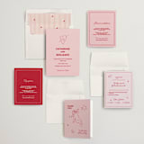 "Crazy Little Thing Called Love" - Wedding Invitations in Cherry by Helena Vitto - Invitation Suite