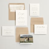 "Napa" - Wedding Invitations in Golden by Kelly Schmidt - Invitation Suite